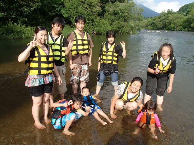 中州で家族集合写真